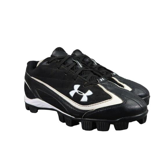 Under Armour Shoes Mens 8.5 Cleats Baseball Sport Black Molded Leadoff III Adult main image 9